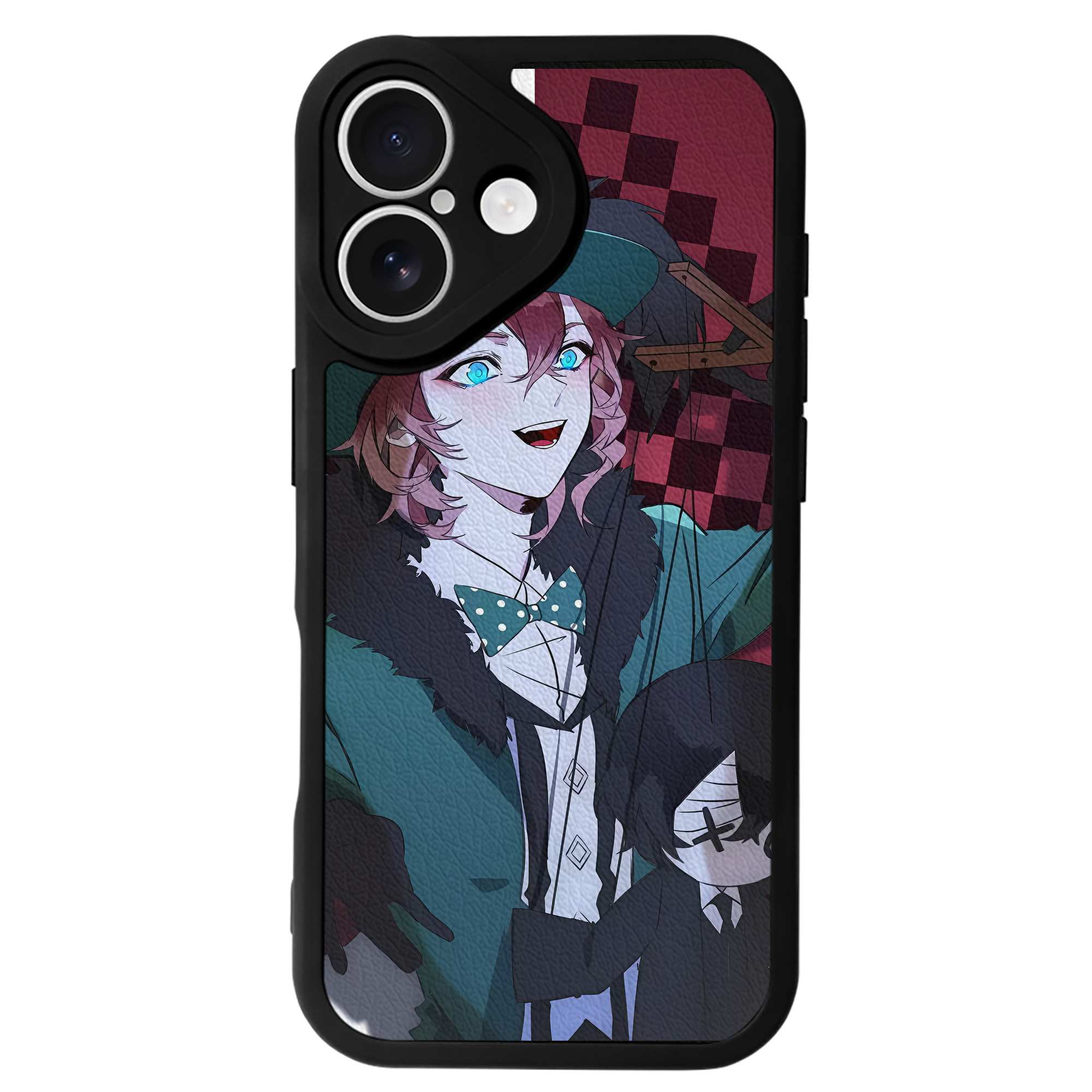 （画像用） 文豪ストレイドッグス Bungo Stray Dogs 【iPhone 16シリーズ対応】シリコンスマホケース（レザー調） 材質：シリコン
